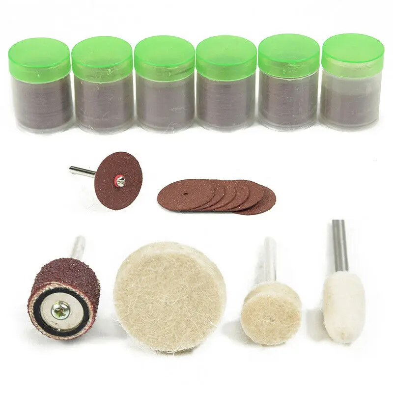 350Pcs Rotary Tool Accessories Kit Grinding Polishing Handle Process Drill Equipment