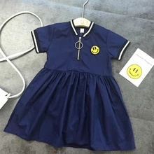 Летние платье для маленькой девочки повседневные платья для девочек хлопковая детская одежда, Детские платья для девочек 2-7 лет