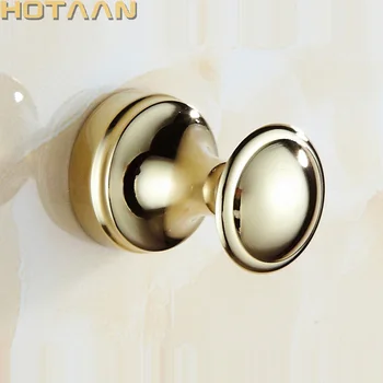 

Chrome Hook Antique Brass Wall Clothes Rack Cloth Hook Wall Hook Robe Hook For Bathroom Accessory Hanger Copper Material 3010