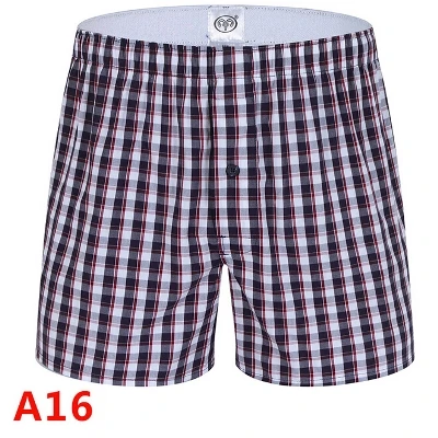 A16 Мужское нижнее белье, хлопок, Cuecas, боксеры, Masculina, Cuecas, мужское нижнее белье, s, боксерские трусы размера плюс M-XXXL - Цвет: A16