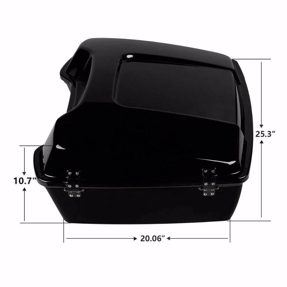 Мотоцикл рубленый багажник спинка для Harley Tour Pak Touring Road King Street Glide 1997 2013| |