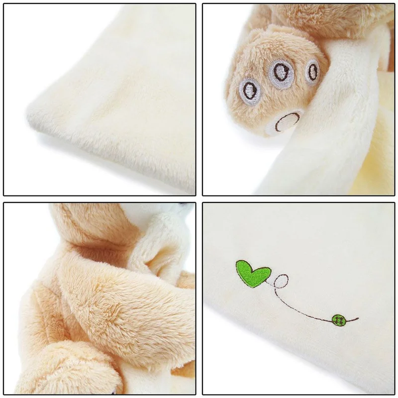 Baby Stuff for Newborns Cute Bear Infant Reassure Towel Newborn Blankie Baby Appease Towel Baby Soft Toys Towel