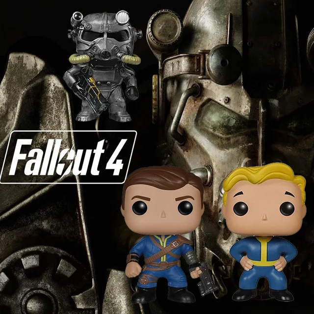 

Game Fallout 4 PVC Action figure Out of clothin VaultBoy Power Armor Collectible Model Toys Christmas Gift#47 #49 #53