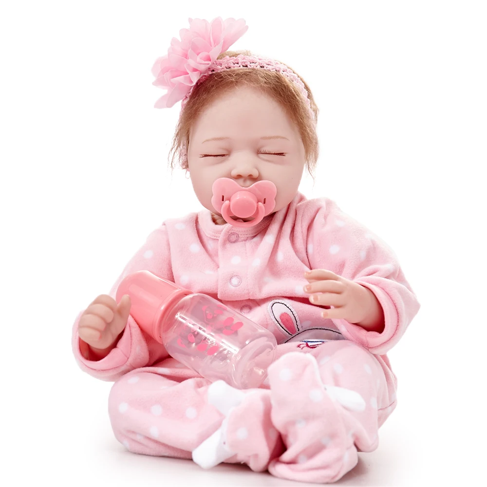 

Soft Silicone Vinyl Dolls 22inches Doll Reborn Dolls Baby Girl Princess Handmade Doll Bebe Juguetes Kids Toys Action Figure Toys
