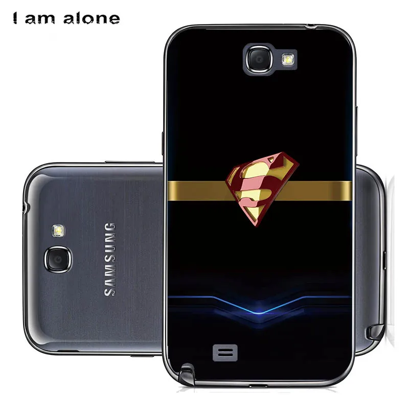 Чехлы для телефонов I am alone для samsung Galaxy Note 2 II N7100, 5,5 дюймов, жесткий пластиковый пакет, Модный Цветной Чехол для мобильного телефона - Цвет: PC S35