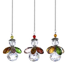 H& D кристалл Радуга ангел-хранитель Защита от солнца Призма подвесная оконная подвеска орнамент светильник Коллекция декор, набор из 3