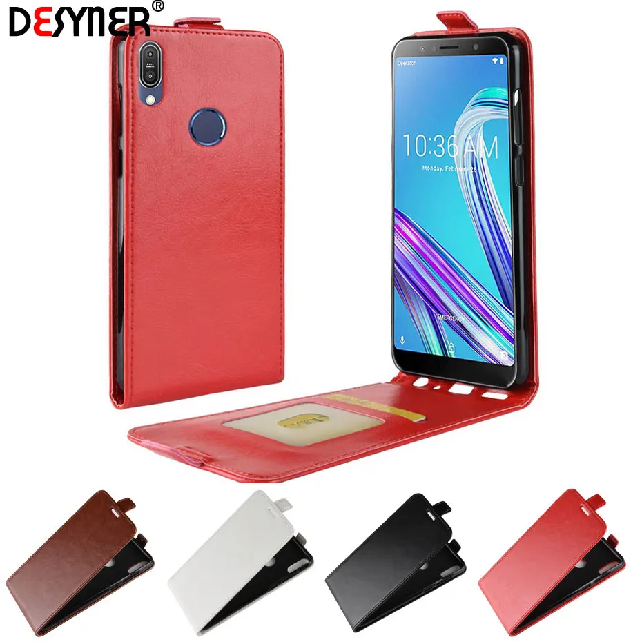 DESYNER Case for Asus Zenfone Max Pro M1 ZB601KL PU Leather Cover for Asus ZB601KL UP Down Flip