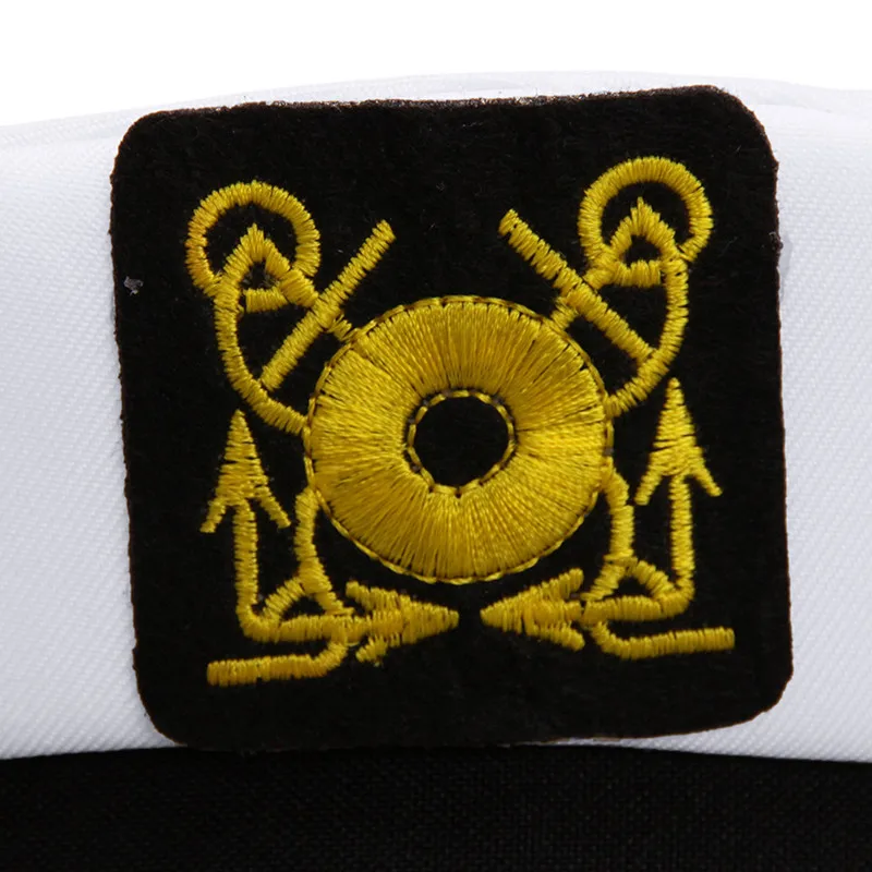 1PC2019 The Latest Navy Marine Yacht Boat Ship Sailors Navy Captain Military Cap Adult Unisex Fancy Dress Supplies