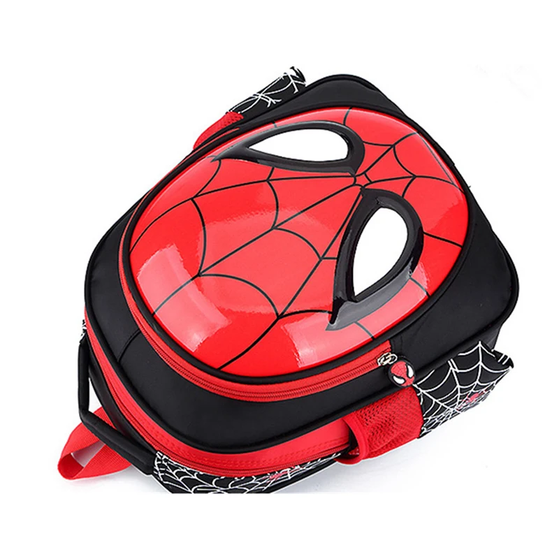 3D Spiderman backpack Super heroes school bag boy waterproof children bag 3-12 years - 33045243176