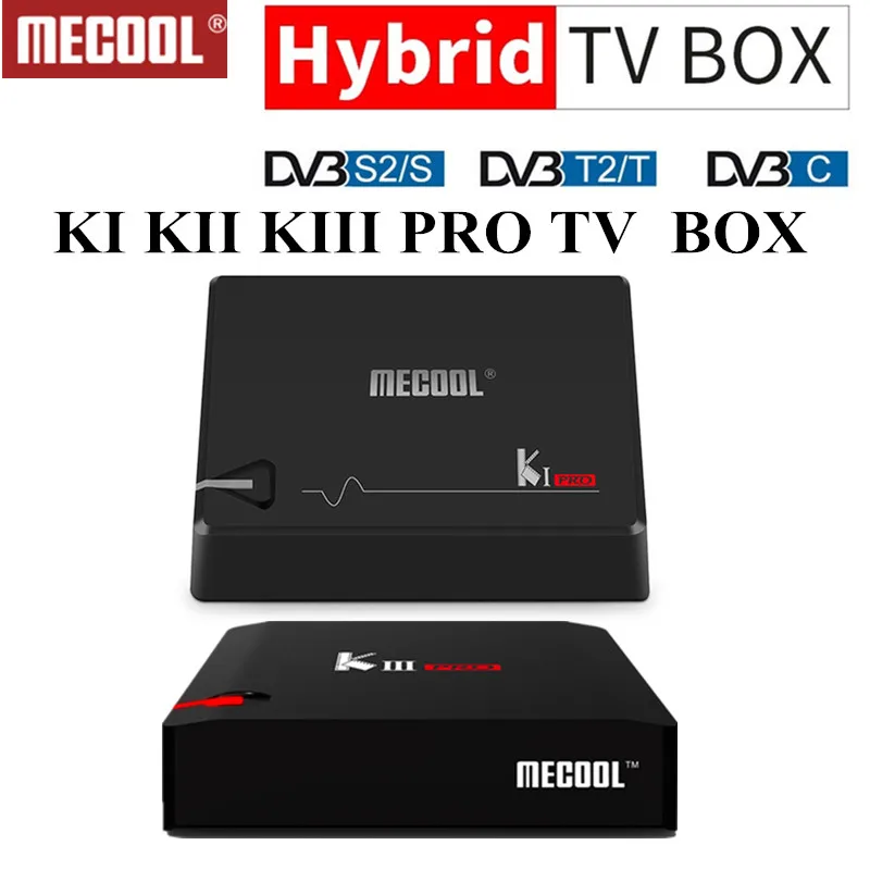 MECOOL KI Pro Декодер каналов кабельного телевидения KIII Pro DVB T2+ S2 Android ТВ коробка 3g 16G Amlogic S912 DDR4 Octa Core 4K Поддержка CCcam IP ТВ set top tv Box