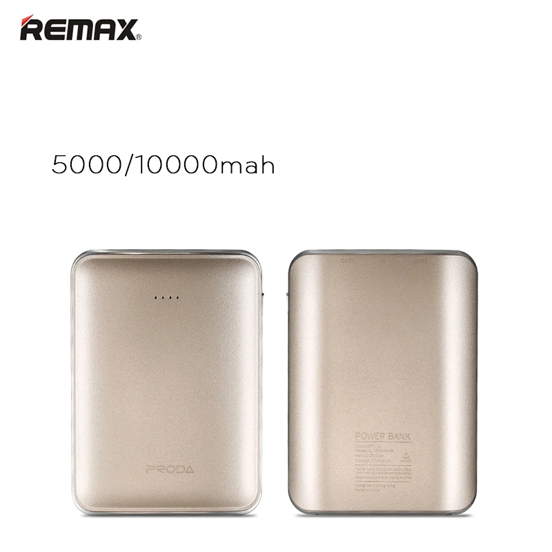 Remax Proda Mini Powerbank 5000mAh Portable Power Bank 10000Mah External Phone Battery Charger Bateria Externa universal tablet