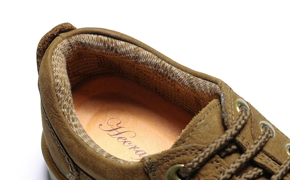 Размеры 37~ 49 из натуральной нешлифованной кожи Мужские ботинки Одежда высшего качества ручной работы размера плюс натуральная кожа бренд HECRAFTED Мужская обувь# LS7511