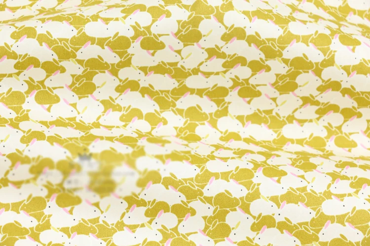 160 см* 50 см кролик хлопчатобумажная ткань DIY домашний декор ручной работы Тильда Tecido швейная кроватка текстиль для детского постельного белья Лоскутная диванная подушка квилтинг