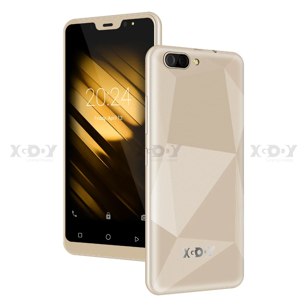 Xgody X27 смартфон 3g WCDMA Android 9,0 четырехъядерный MTK6580 5," экран 1 Гб ОЗУ 16 Гб ПЗУ две камеры мобильный телефон