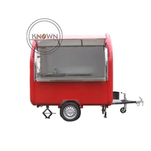 KN 220B красный цвет мобильные тележки для еды/Трейлер/грузовик