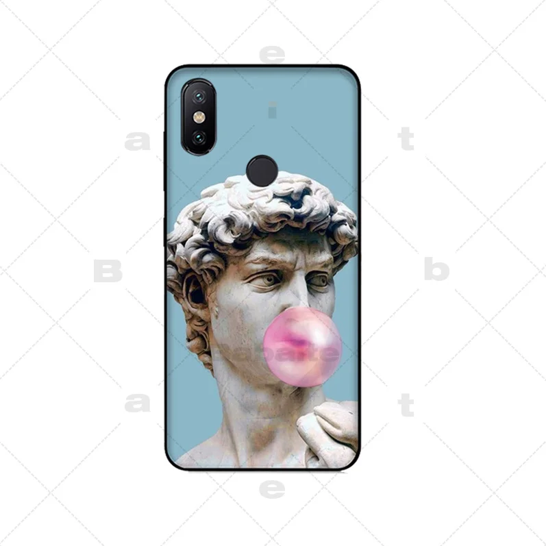 Vintage David Graphic Phone Cases For iPhone XS XR XS Max X 6 6S 7 8 Plus 5 5S SE Black Soft TPU Phone Back Cover Coque