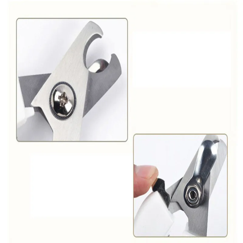 ПЭТ Nail Clipper Файл собака кошка Нержавеющая сталь ногтей безопасности резак и
