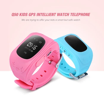 

Q50 Russian/English Version Kids Safe Smart Baby Watch Phone GPS Tracker Anti-lost SOS Clock Wristband for Android iOS