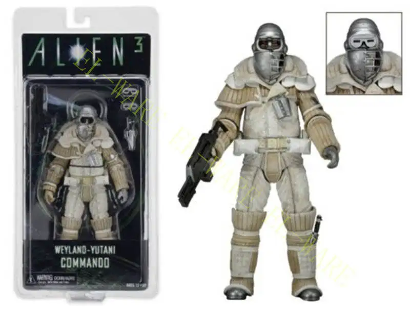 7 дюймов инопланетянин NECA 3 серии 8 Weyland Yutani Commando &quotбелый ПВХ фигурку Модель