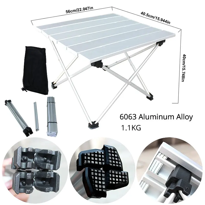 Кемпинг Шестерня алюминиевый стол простой складной стол компактный портативный ультра-светильник стол для кемпинга
