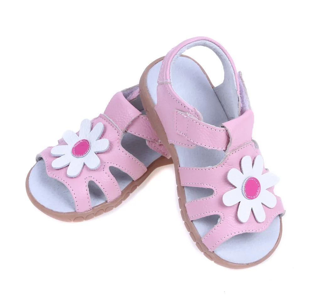 Босоножки г. летние из натуральной кожи детские сандалии для детей цветок кожаные ботинки мягкие туфли принцессы