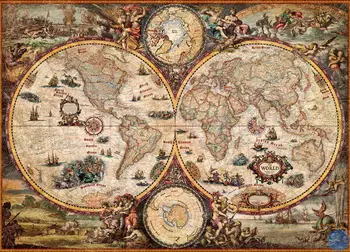 

Ancient World Map 2000 Pieces Puzzle Renault Puzzle Toys