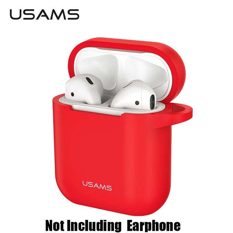 Earphone Protective Case for AirPods USAMS Anti-dust Headphone Box Case for iPhone Apple Wireless Bluetooth Earphone Airpod Case