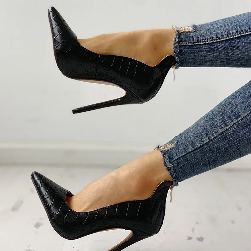 Women Summer High Heel Shoes 2019 New Fashion Solid Thin Heel Ladies Leather Shoes Business Pointed Toe Pumps Shoes Office