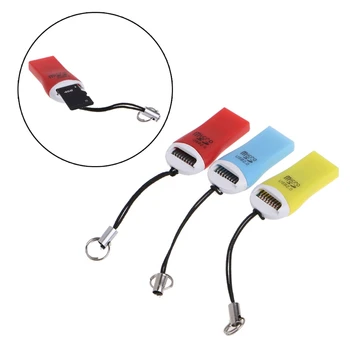

Whistle Style Mini USB 2.0 Micro SD SDHC SDXC T-Flash Memory Card Reader Adapter