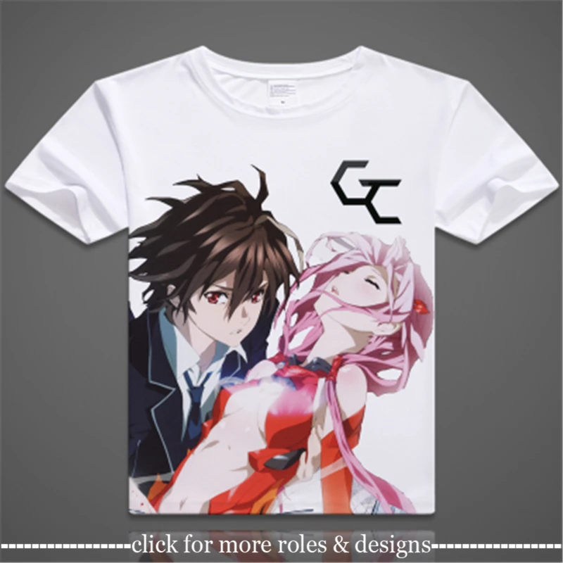 Guilty Crown Shu Ouma/костюм для косплея, футболка унисекс с короткими рукавами - Цвет: Painting Number 15