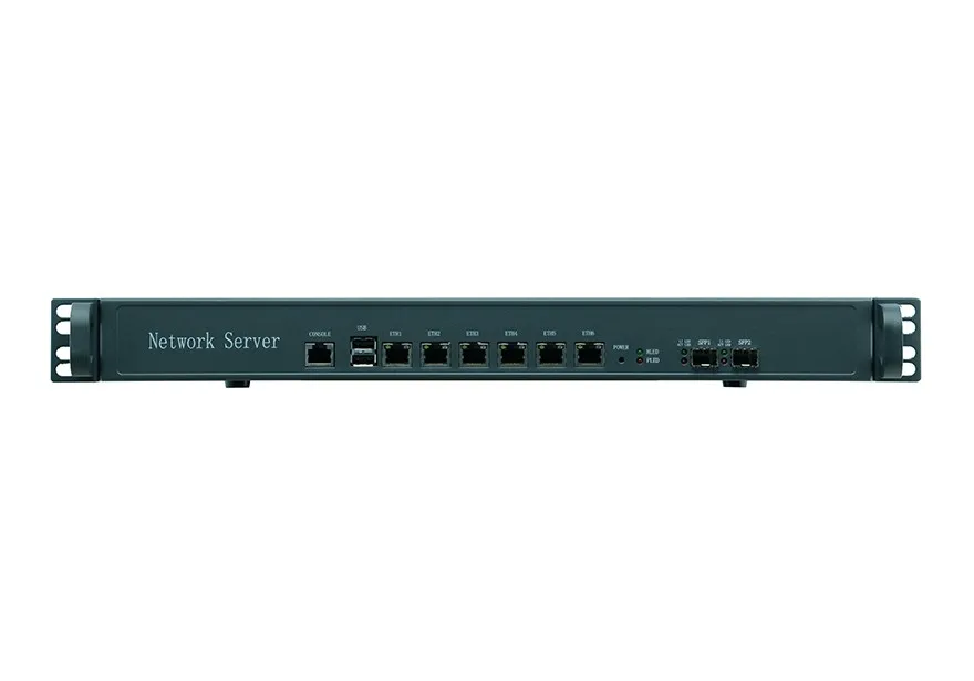 8G ram 32G SSD 1U rack Тип сервер с 6*1000 M 82583 V Gigabit с 2* SFP InteL G2030 3,0 ГГц Поддержка ROS RouterOS и т. д