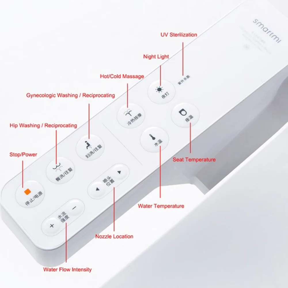 Новое поступление, изысканное умное сиденье для унитаза, водонепроницаемое сиденье для унитаза, электрическое биде, упаковка для Xiaomi, прочное умное покрытие для унитаза