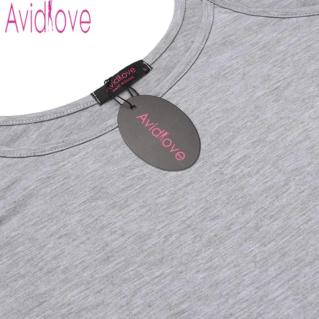 Avidlove, простая хлопковая ночная рубашка, одежда для сна, домашняя пижама, без рукавов, кружевная ночная рубашка, сексуальная одежда для сна, домашняя одежда