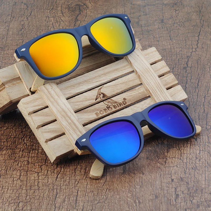 Deep Blue Plastic Polarized sunglasses women and mens (28)