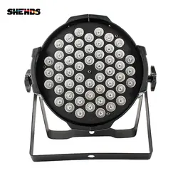 SHEHDS светодиодный Par 54x9 W RGB светодиодный освещения DMX512 проектор прожектор можно мыть Dj Свет этапа Освещение Проектор