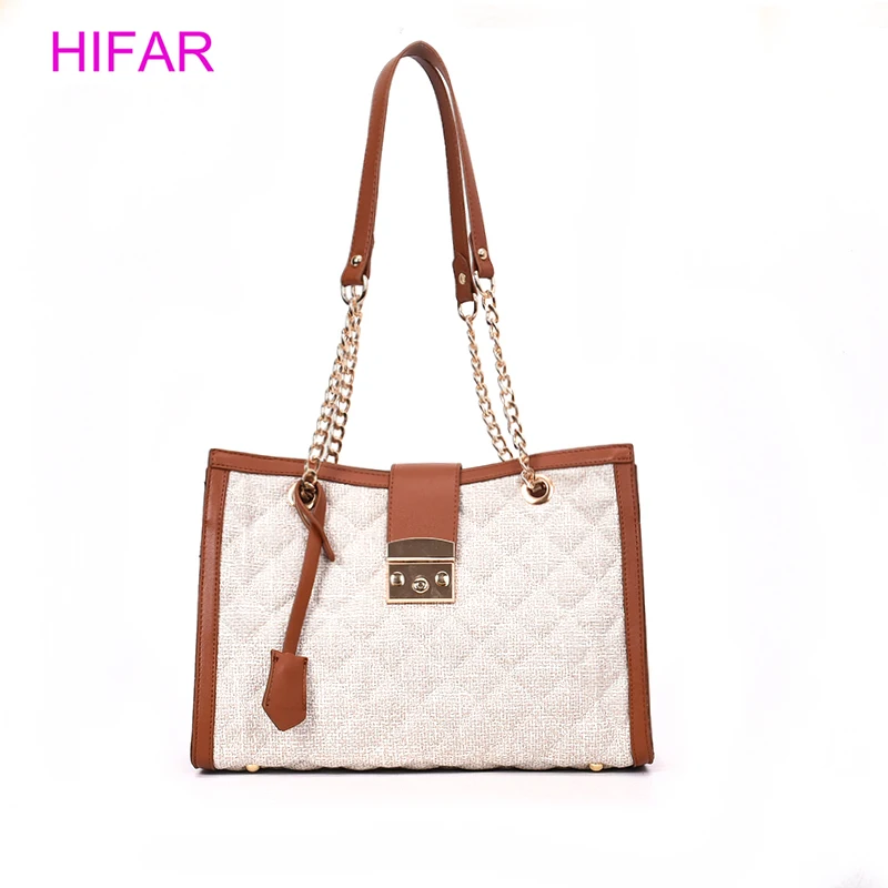 

2018 New arrival Chain Lingge Shoulder Bag Ladies Casual Large Capacity Tote Big Hand Bags Women Diamond Lattice Leather gg bag