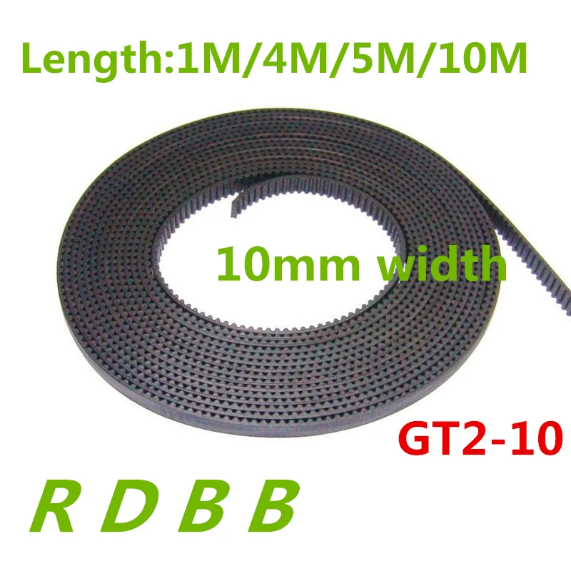 

1 meter 4 meter 5 meter 10 meter gt2 10mm timing belt GT2-10mm Open Timing Belt Width 10mm GT2 Belt GT2 10mm for 3D printer