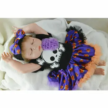 

Bebe Reborn Baby Dolls Full Body Silicone Toddler Girl 23" Sleeping Toy KidsToys for Girls Toys for Children Baby Doll Toy Gift