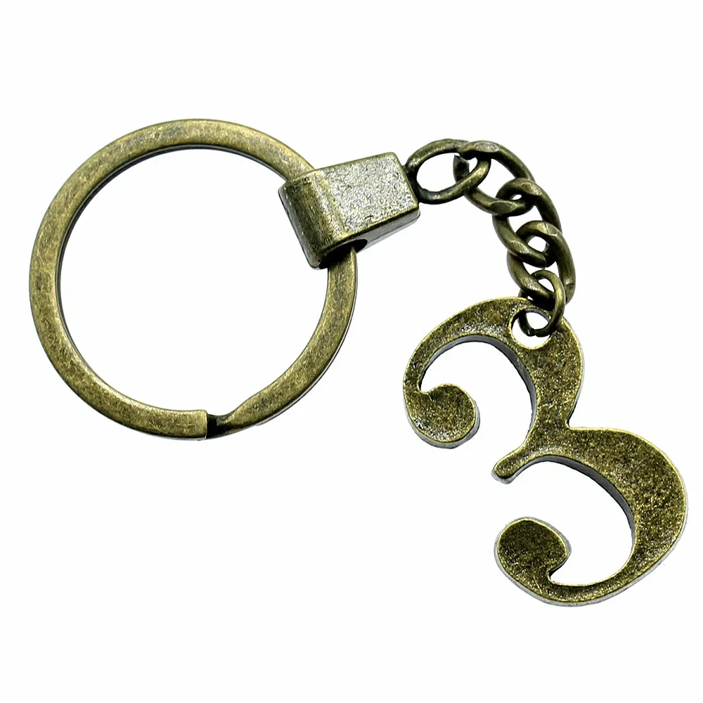 

Number 3 Keychain Number 3 Key Chain Number 3 Keyring Gifts For Men 2019 Fashion Dropship Jewelry