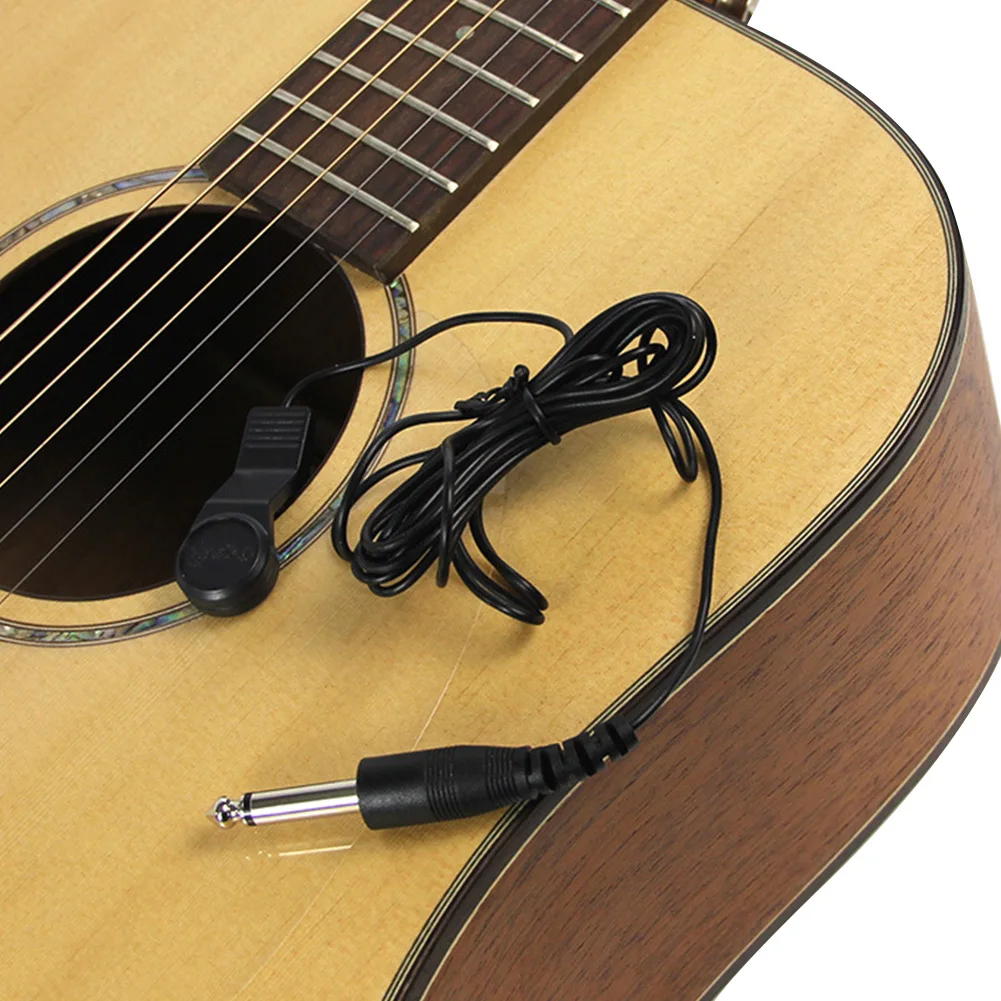 

Electric Acoustic Guitar Violin Ukulele Plastic Cable Music Instrument Pickup Tuner With 1/4 Inch Plug