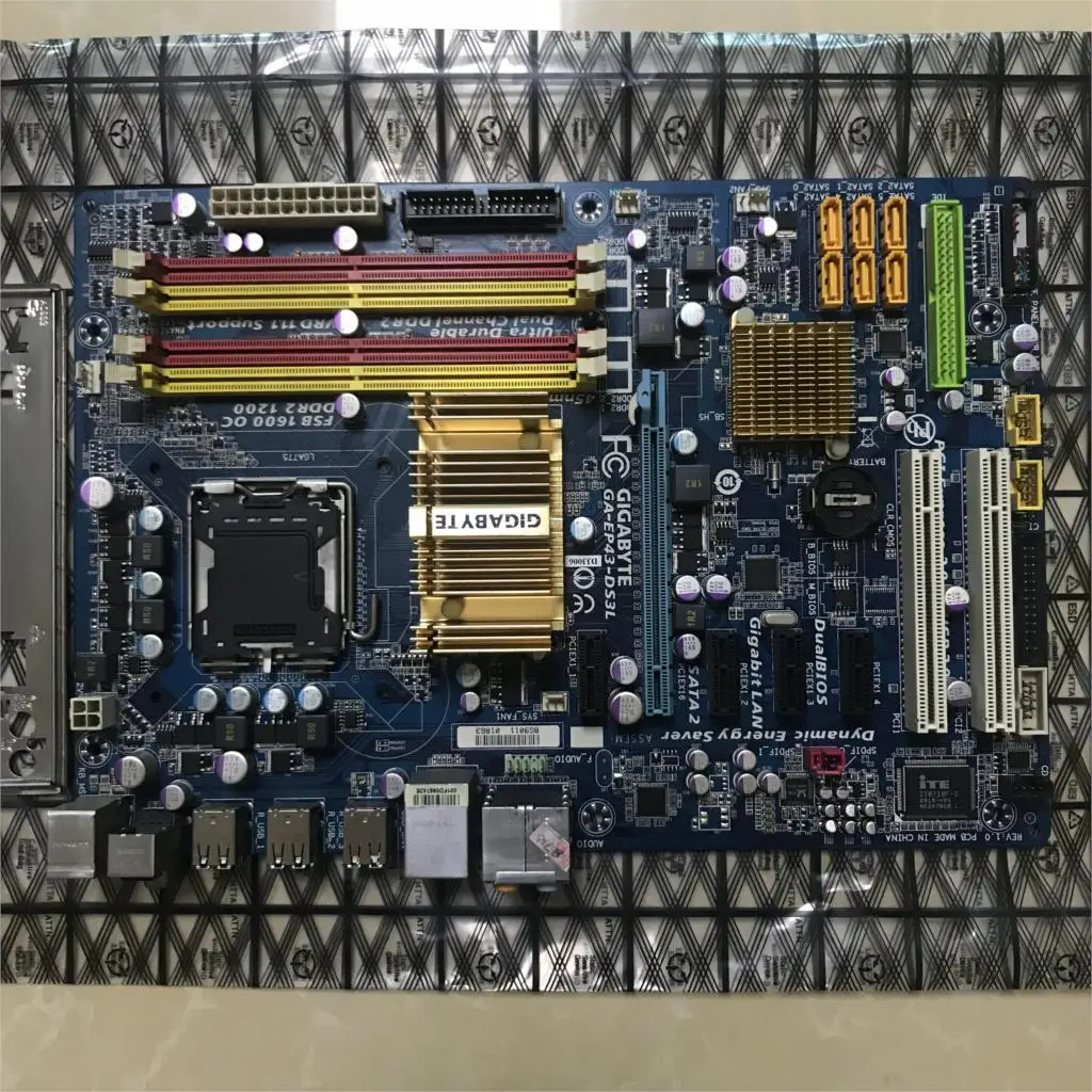 LGA 775 для Intel DDR2 Gigabyt GA EP43 DS3L 100% оригинальная материнская плата настольного