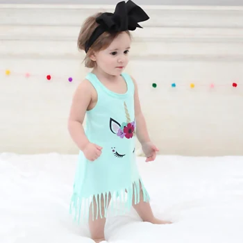 Unicorn Casual Knee-length Dress