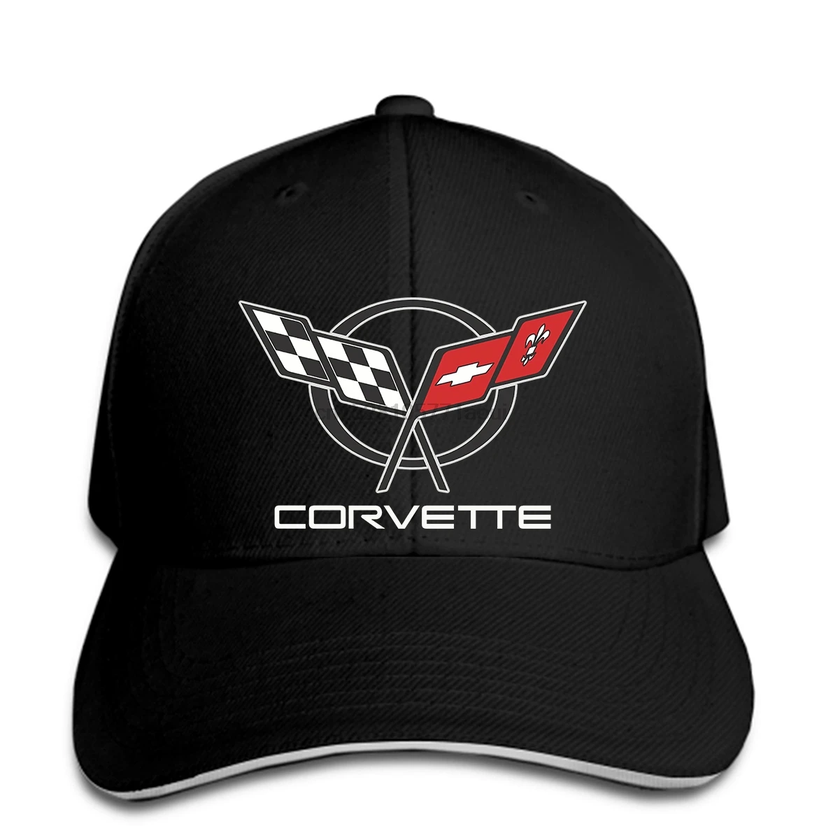 Бейсбол cap CORVETTE C5-сорочка CORVETTE C5 RACING TEAM все логотип в BRODERY