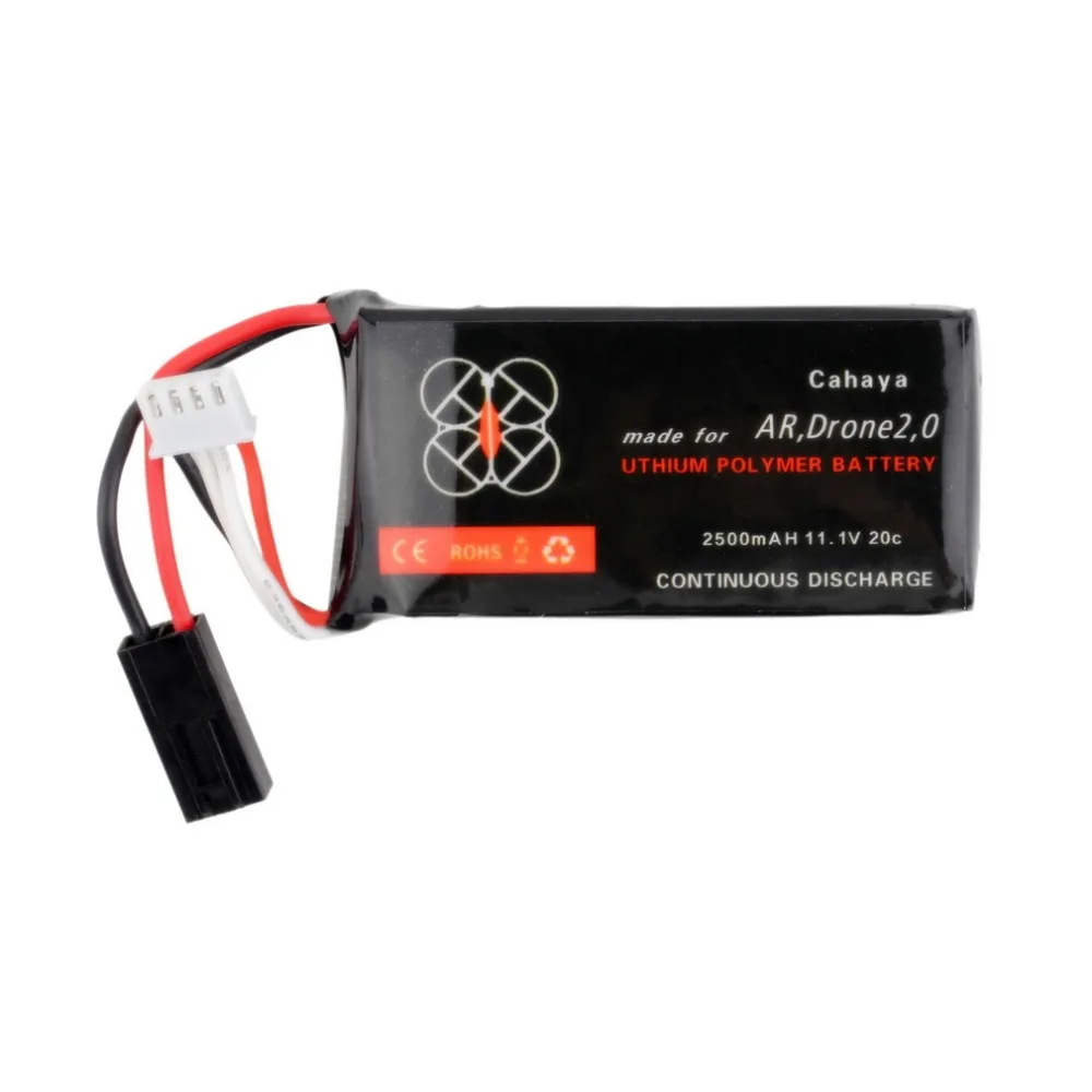 

Parrot AR Drone 2.0 Battery 11.1V 2500mAh 20C upgrade version Li-po Battery for RC Quadcopter FPV