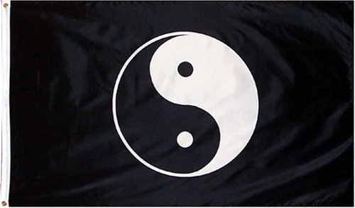 

johnin 90*150cm YIN-YANG yinyang peace tao taoism yin yang Flag