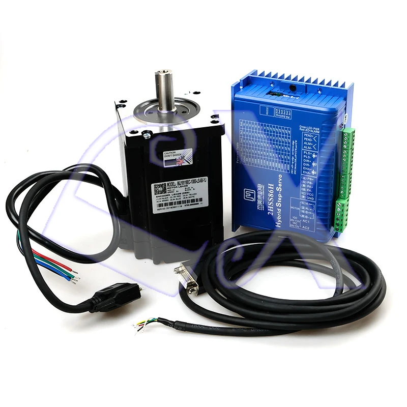 Комплект драйвера шагового двигателя JMC 86J18118EC 1000 + 2HSS86H NEMA34 нм 6 А 2 фазный Драйвер