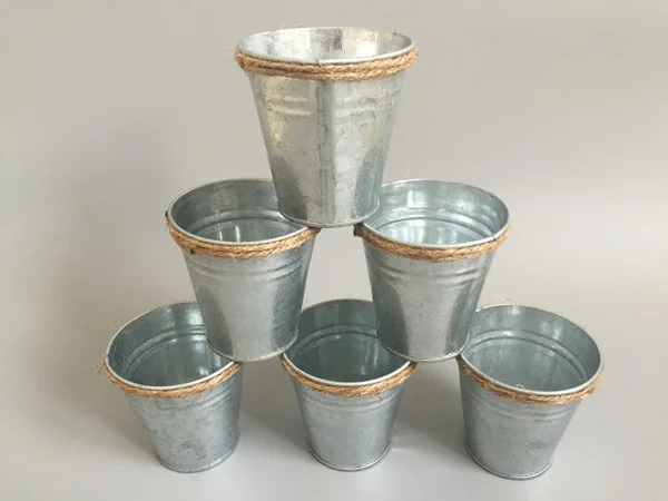 20Pcs Lot D85H85CM Small Flower Pots Round Galvanized Planters Rustic Succulents Iron SF 048 2 In From Home 20Pcs Lot D85H85CM Small Flower Pots Round Galvanized Planters Rustic Succulents Iron SF 048 2 In From Home