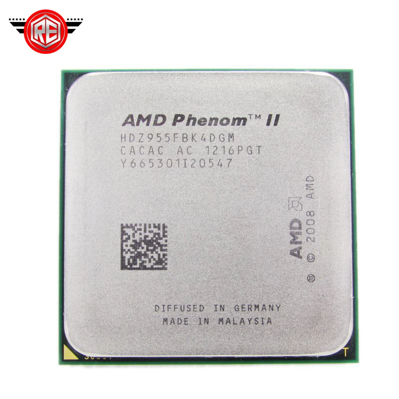 Бывший в употреблении процессор amd phenom ii x4 955 четырехъядерный 3 2 ГГц 6 Мб L3 кэш