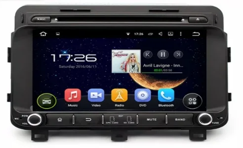 Quad Core 1024 600 Android 5 1 Car DVD GPS Navigation Player for KIA K5 OPTIMA