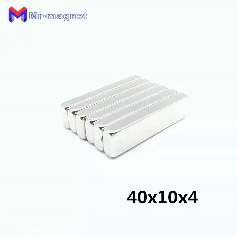 

50pcs 40x10x4mm Super strong neo neodymium magnet 40x10x4, NdFeB magnet 40*10*4mm, 40mm x 10mm x 4mm magnets 40mmx10mmx4mm